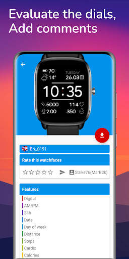 Amazfit GTS 4 Mini Watchfaces स्क्रीनशॉट 3