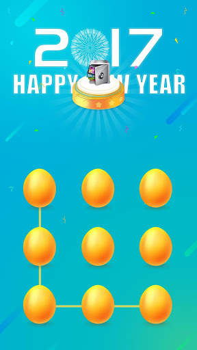 AppLock Theme Happy2017 screenshot 1