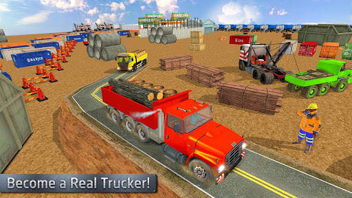 Truck Driving Games Euro Truck Cargo Simulator 3D screenshot 4