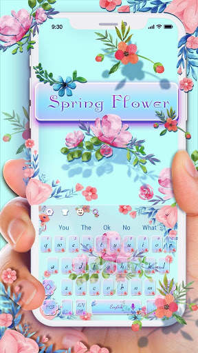 Spring Flowers keyboard screenshot 1