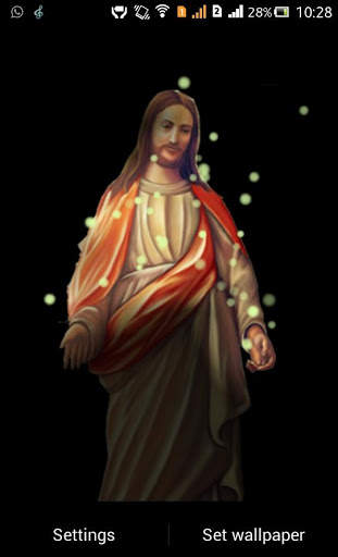 Jesus Fireflie Live Wallpaper screenshot 5