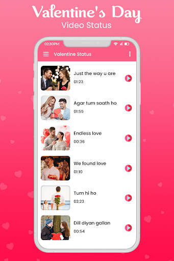 Valentine Day Video Status 2021 : Love Song Status screenshot 4