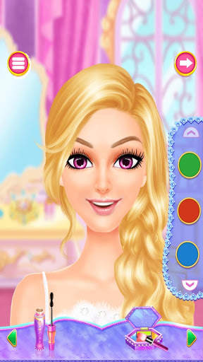 Prom salon makeup dressup screenshot 1