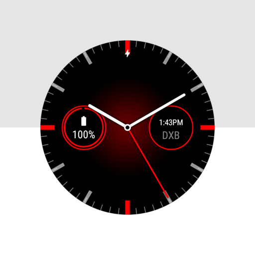 Simplistic Analog Watch Face أيقونة