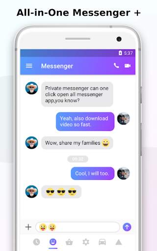 Messenger Plus for Messages, Video Chat for free screenshot 4