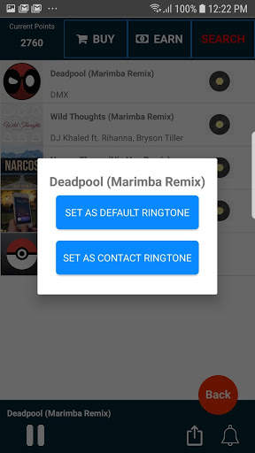 Marimba Ringtone Remix screenshot 8