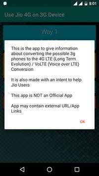 Use 4G on 3G Phone VoLTE screenshot 2