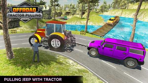 Offroad Tractor Pulling Simulator - Mudding Games screenshot 3