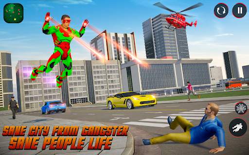 Flying Superhero Spider Games screenshot 13