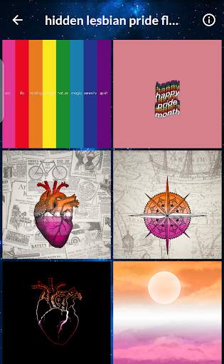 hidden lesbian pride flag wallpaper screenshot 3