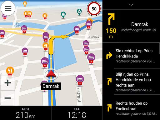 CoPilot GPS-navigatie en verkeersinformatie screenshot 13