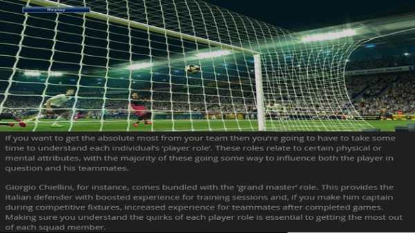 Guide of PES 2016 screenshot 1
