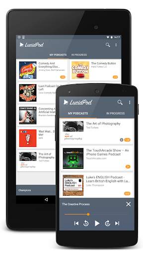 LucidPod Podcast Player screenshot 1