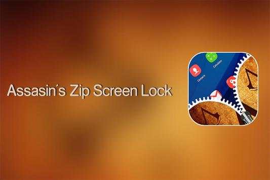 Assassin's Zip Screen Lock screenshot 1