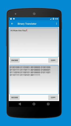 Binary Converter / Translator скриншот 2