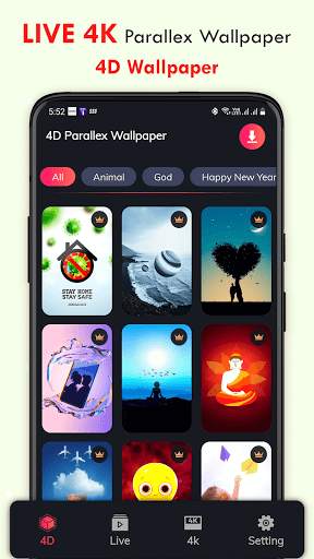 3D Parallax Wallpaper-Live Wallpapers,4K Wallpaper screenshot 2