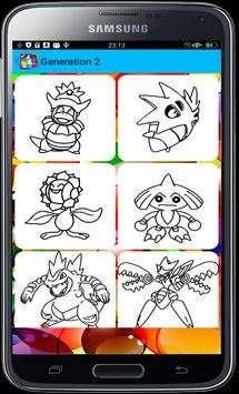 Coloring Book for Pokemon Fans screenshot 4