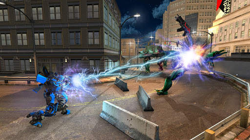 US Police Cop Car Robot Transformation Police Game screenshot 1