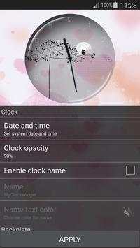 Transparent Simple Clock 3 تصوير الشاشة