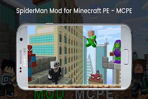 SpiderMan Mod for Minecraft screenshot 1