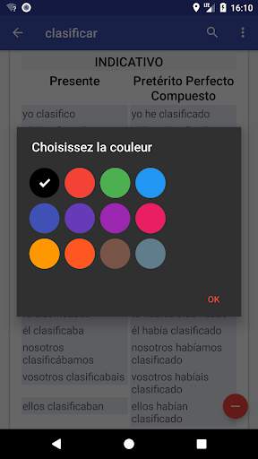 Verbos Español screenshot 4