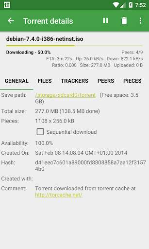 tTorrent Lite - Torrent Client screenshot 5