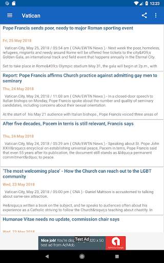 Catholic News 4 تصوير الشاشة