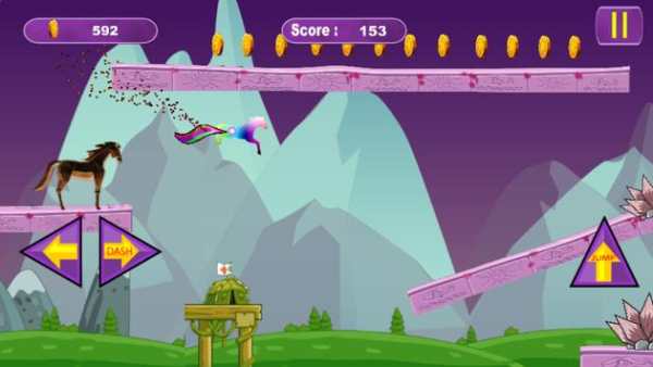 Unicorn Dash Horse Runner - Jump, Running unicorn screenshot 1