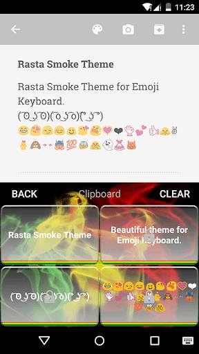 Rasta Smoke Emoji Keyboard स्क्रीनशॉट 4