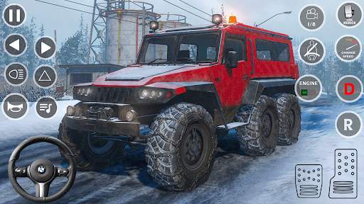 Simulator balap jip 4x4 nyata screenshot 3