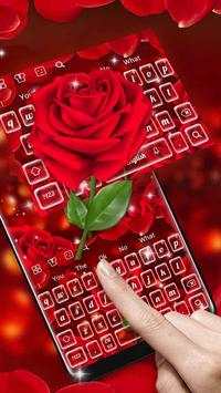 Love Rose Live Keyboard Theme screenshot 2