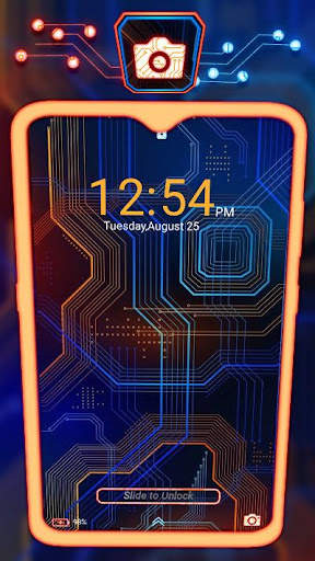 Circuit Design Launcher Theme 3 تصوير الشاشة