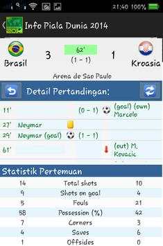 Info Bola Dunia 2014 screenshot 3