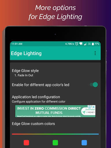 Edge Lighting for non-Edge phone 8 تصوير الشاشة