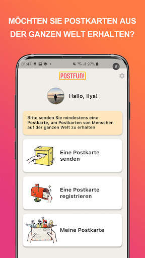 Postfun - tauschen echte Papie screenshot 2
