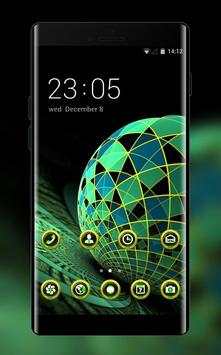 Fantasy geometry theme ball surface wallpaper скриншот 1