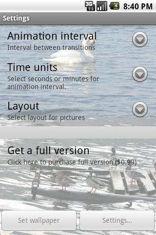 SlideShow live wallpaper lite screenshot 3