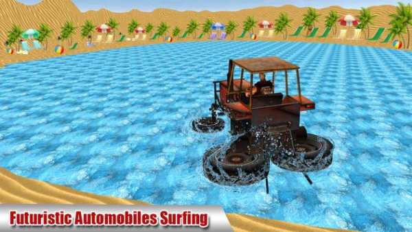 Water Surfer Beach Racing Car & Jeep Float Driving screenshot 5