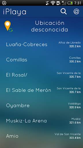 iPlaya: beach weather screenshot 1