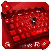 Red Keyboard Theme 10001002