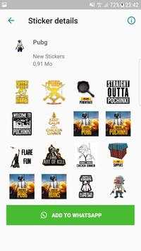 PubgStickers -  for Whatsapp screenshot 3