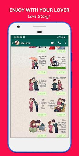 Love Story Stickers For WhatsApp screenshot 4