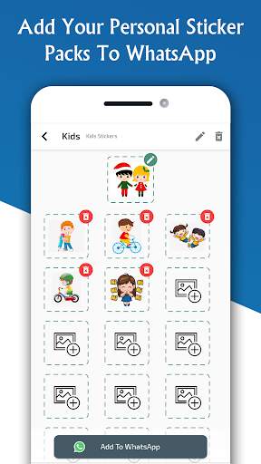 Kids Stickers for WhatsApp - WAStickerApps screenshot 6