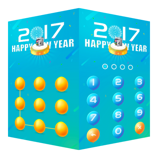 AppLock Theme Happy2017 icon