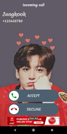 Call with BTS Jungkook – Fake Video Call Prank screenshot 3