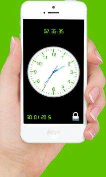 Analog Clock Screen Lock 1 تصوير الشاشة