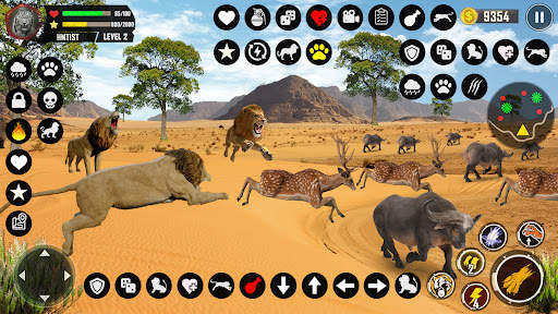 Lion Simulator Animal Games 3d screenshot 2