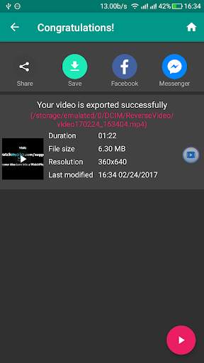 Reverse Video screenshot 4