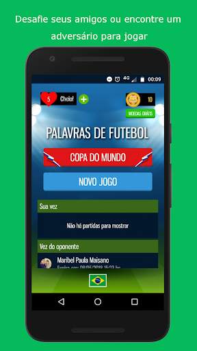 Palavras de Futebol -  Questionário de Futebol screenshot 1
