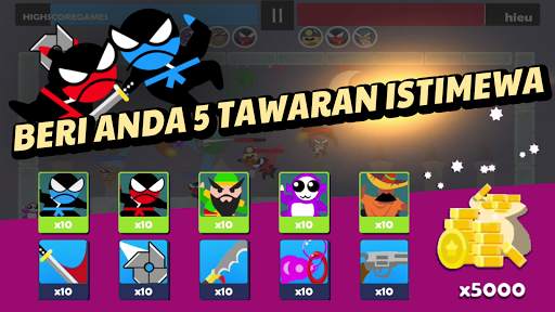Melompat Ninja Pertempuran screenshot 1